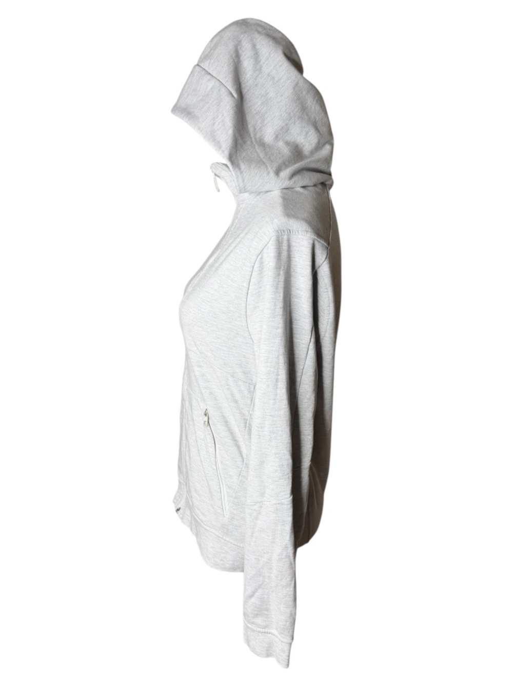 Lululemon City Sweat Full Zip Hoodie Men’s S Heathered Ultra Light Grey - Picture 4 of 15